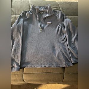 Patagonia Sweater Kids Navy Blue Fleece Pullover' 1/4 Zip Up